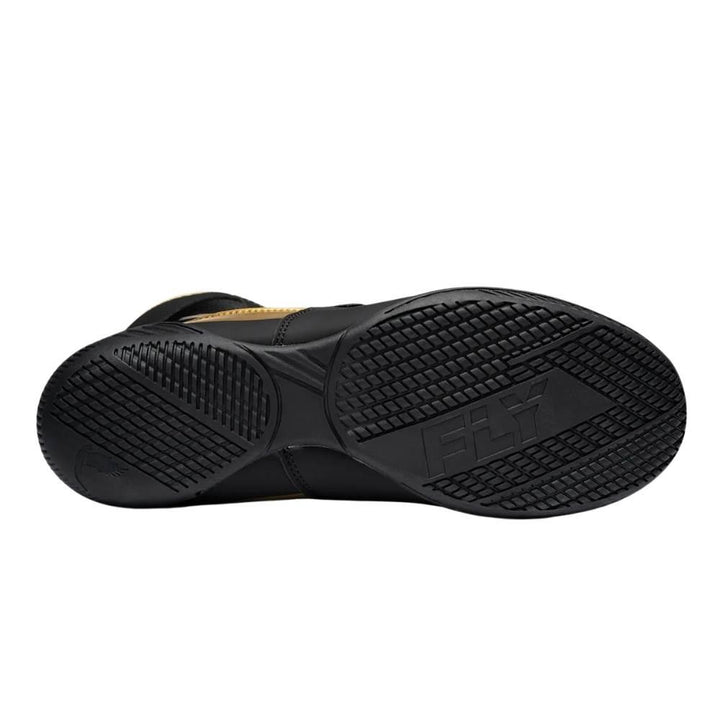 Fly Storm 2 Kids Boxing Boots - Black/Gold-Fly