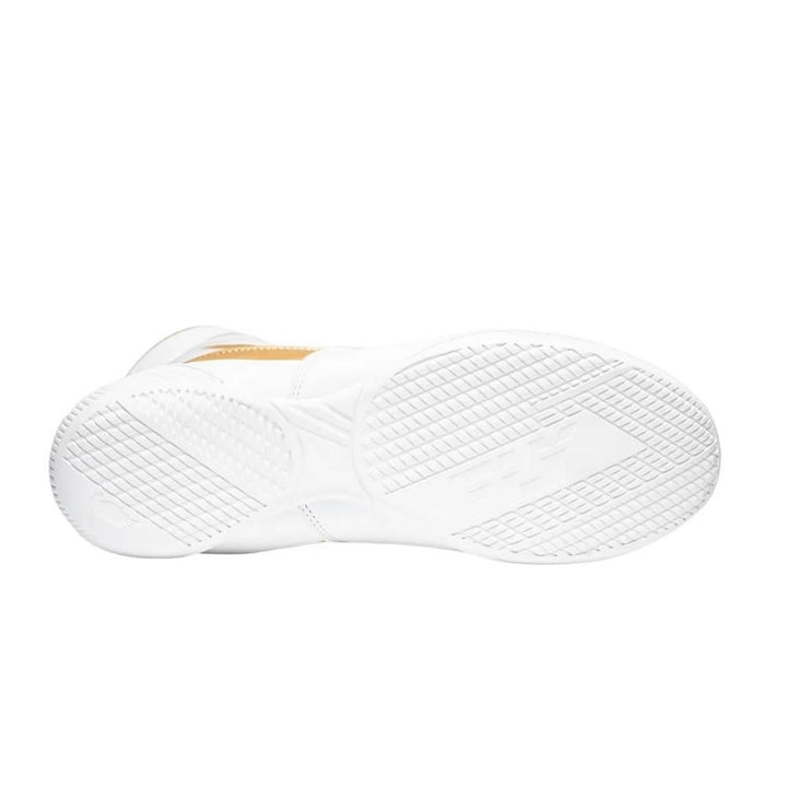 Fly Storm 2 Kids Boxing Boots - White/Gold-Fly