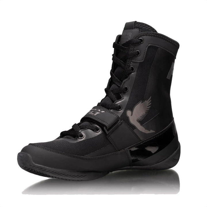 Fly Storm Boxing Boots - Black/Black-FEUK