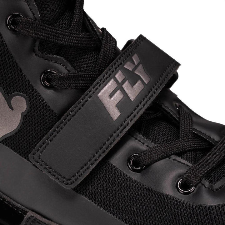Fly Storm Boxing Boots - Black/Black-FEUK