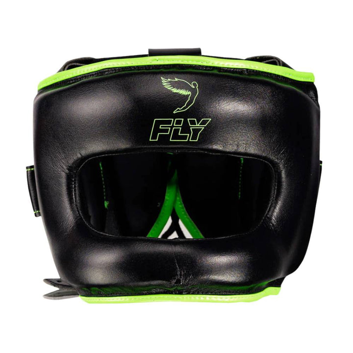Fly Superbar X Head Guard - Black/Green-Fly