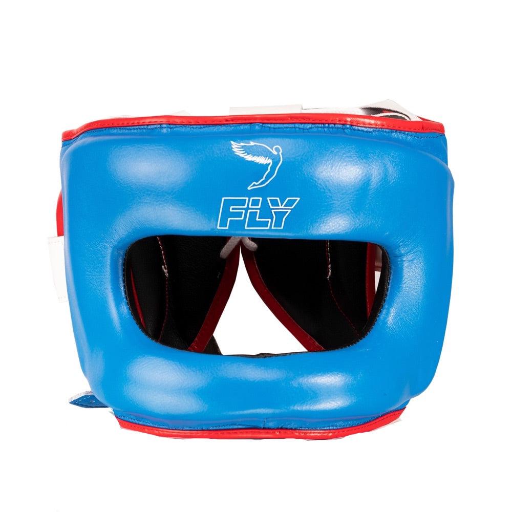 Fly Superbar X Head Guard - Blue/White/Red