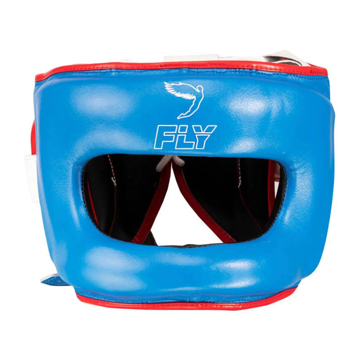 Fly Superbar X Head Guard - Blue/White/Red-Fly