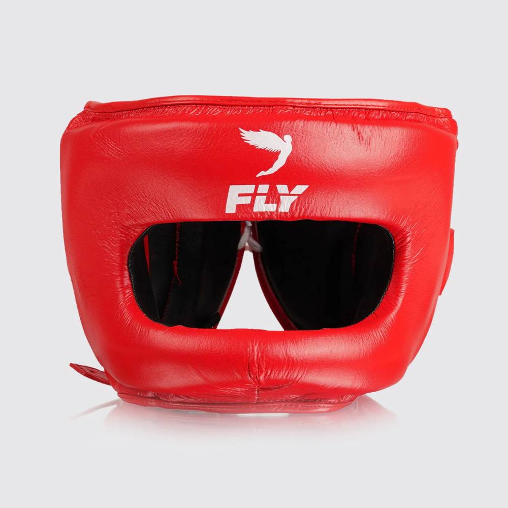 Fly Superbar X Head Guard - Red-Fly