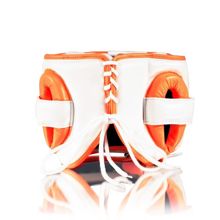 Fly Superbar X Head Guard - White/Orange-FEUK