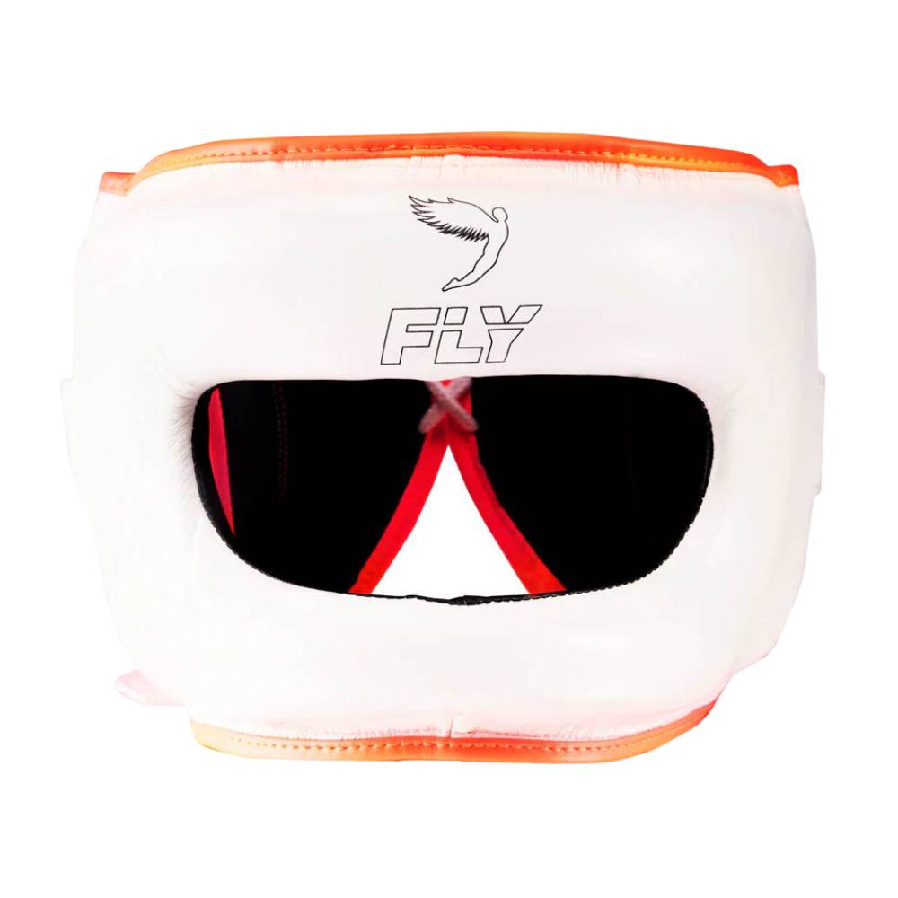 Fly Superbar X Head Guard - White/Orange-Fly