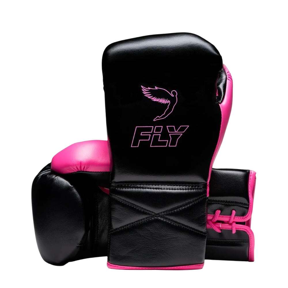 Fly Superlace Pro X 2 Gloves Black/Knockout Pink-Fly