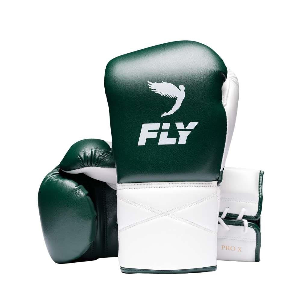 Fly Superlace Pro X 2 Gloves Pine Green/White-Fly
