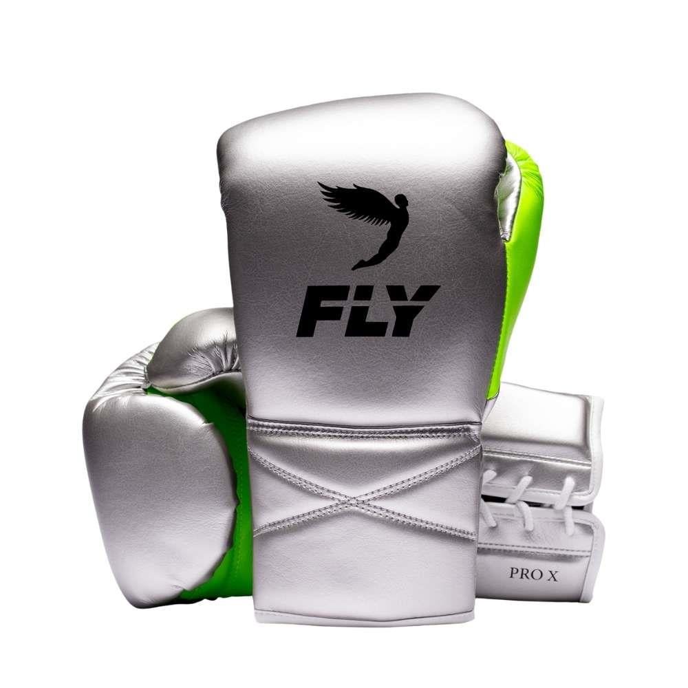 Fly Superlace Pro X 2 Gloves Silver/Neon-Fly