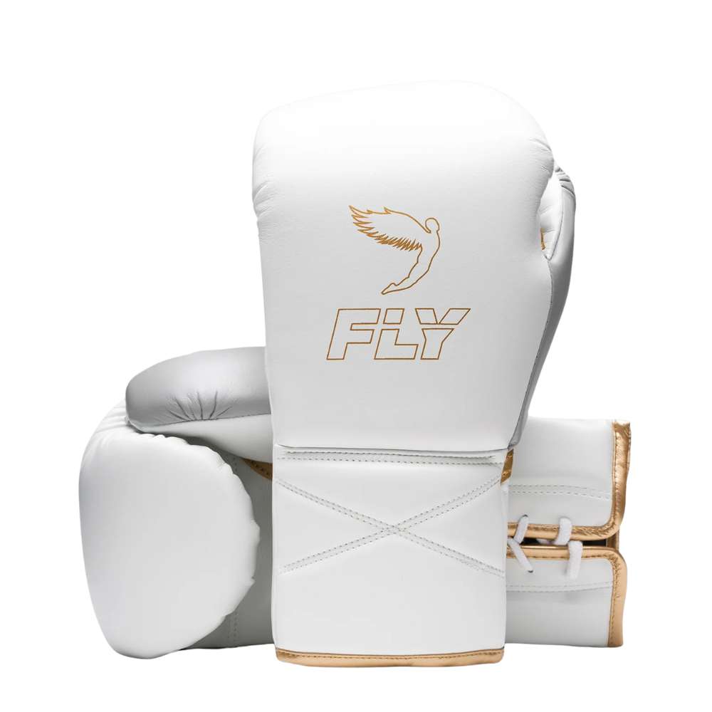 Fly Superlace Pro X 2 Gloves White/Grey/Gold-Fly