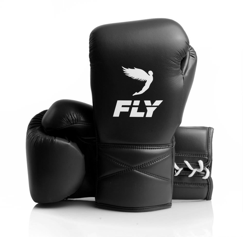Fly Superlace X Boxing Gloves - Black