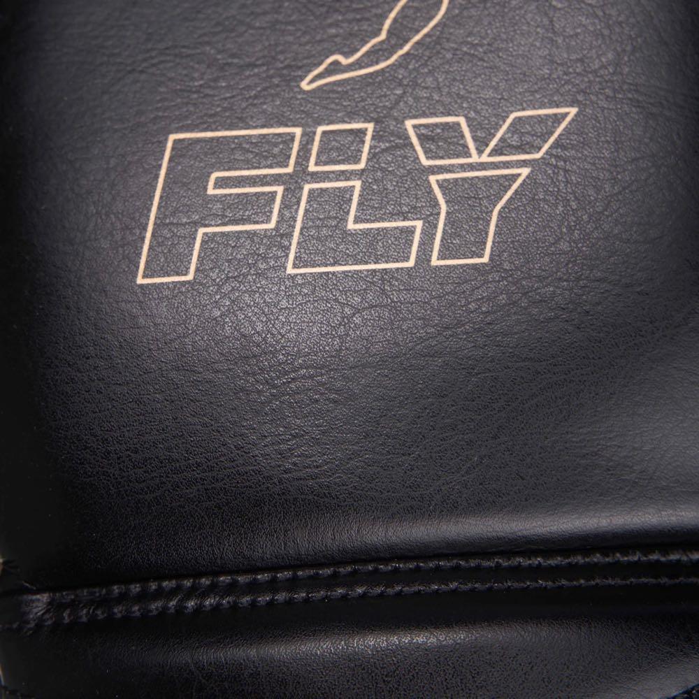 Fly Superlace X Boxing Gloves - Black/Gold-FEUK