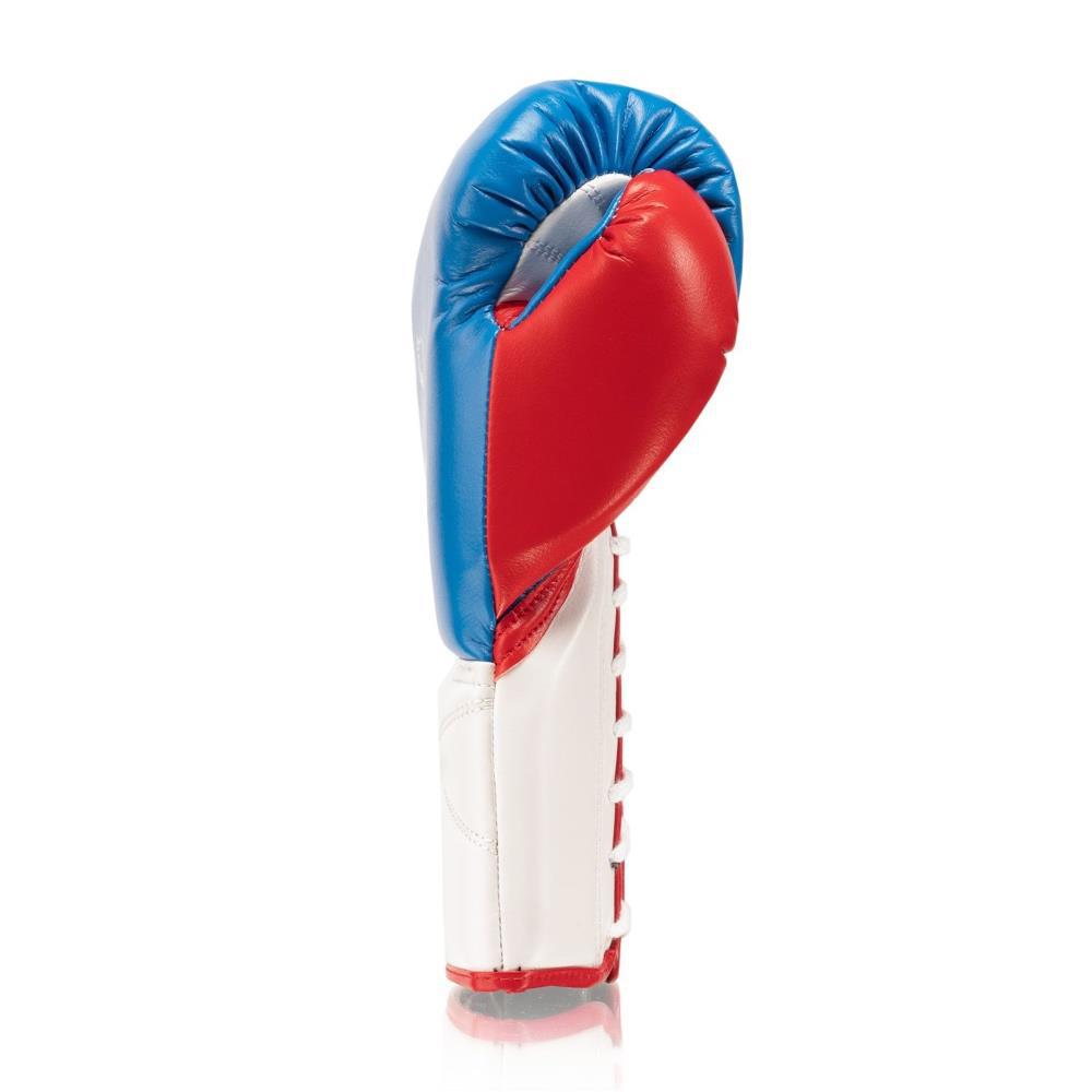 Fly Superlace X Boxing Gloves - Blue/White/Red-FEUK
