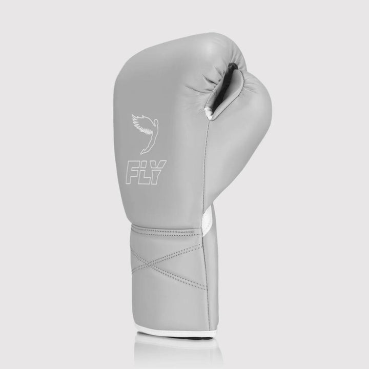 Fly Superlace X Boxing Gloves - Grey-FEUK