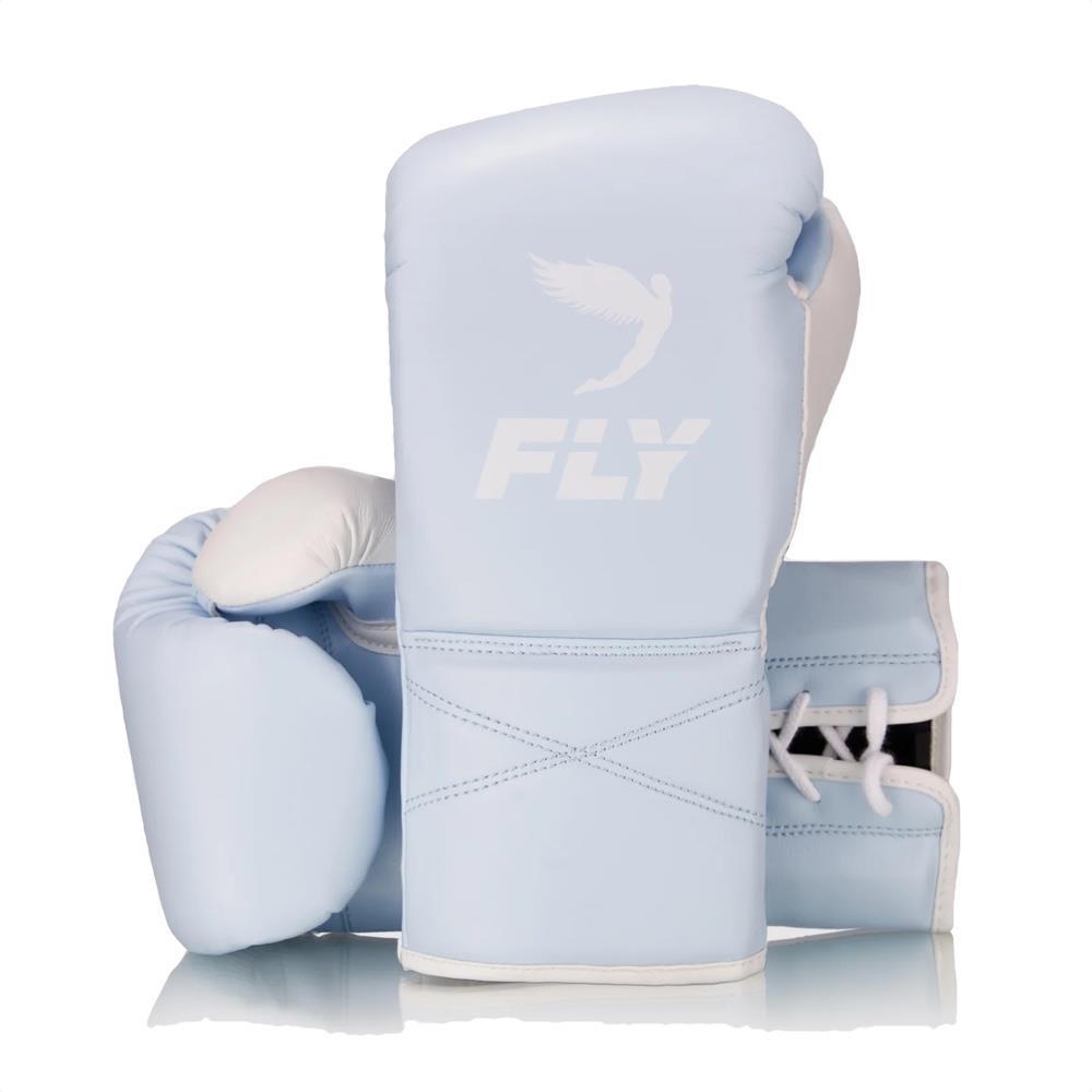 Fly Superlace X Boxing Gloves - Sky Blue