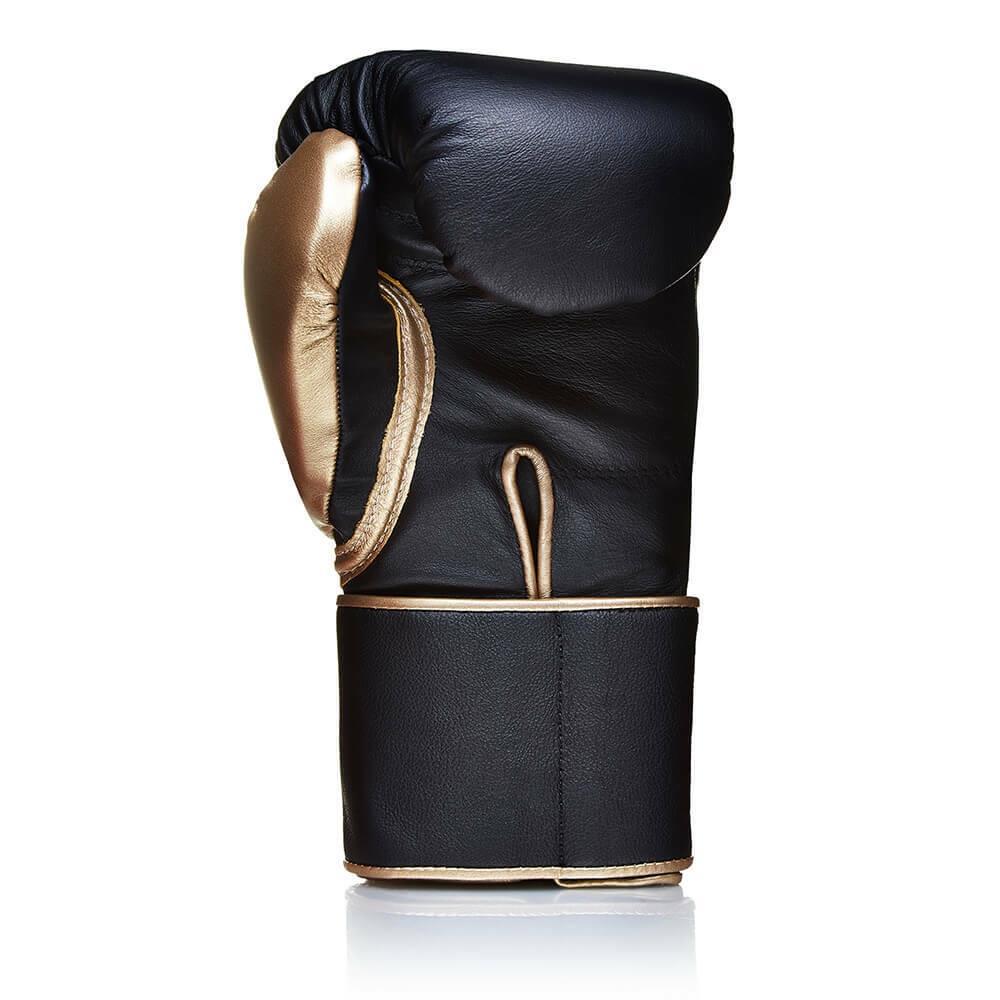 Fly Superloop Boxing Gloves - Black/Gold-FEUK