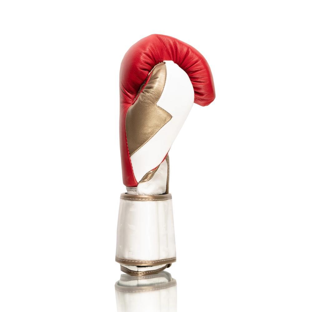 Fly Superloop Lightning Boxing Gloves - Red/White-FEUK