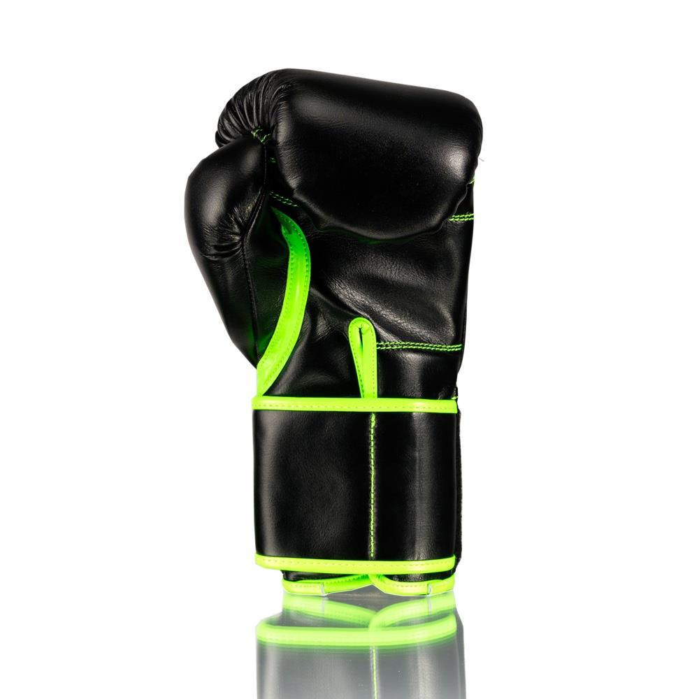 Fly Superloop X Boxing Gloves - Black/Green-FEUK