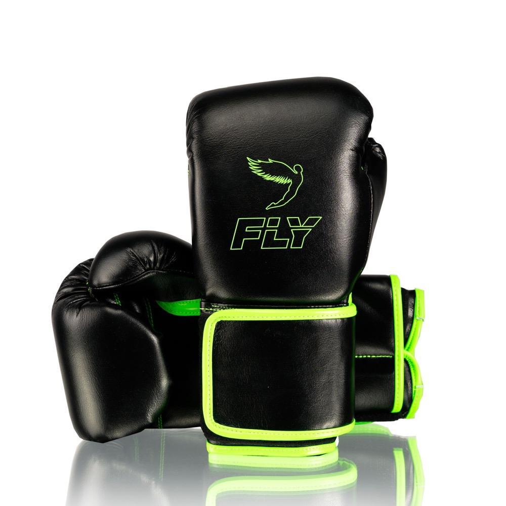 Fly Superloop X Boxing Gloves - Black/Green