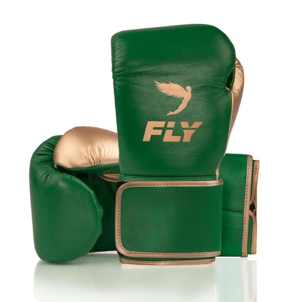 Fly Superloop X Boxing Gloves - Green/Gold