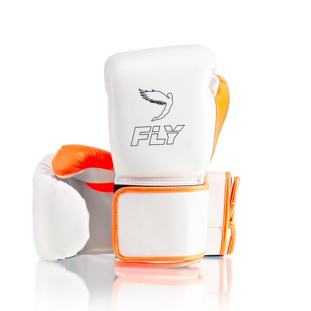 Fly Superloop X Boxing Gloves - White/Orange