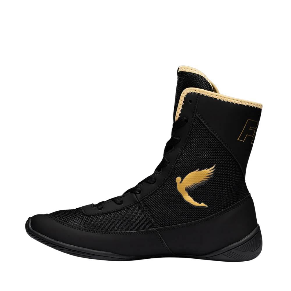 Fly Tempest Kids Boxing Boots - Black/Gold-Fly