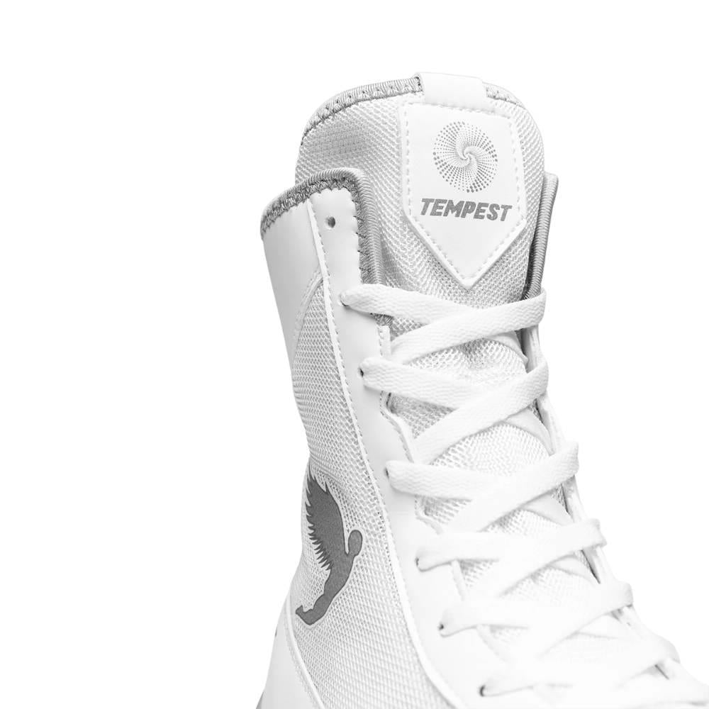 Fly Tempest Kids Boxing Boots - White/Grey-Fly