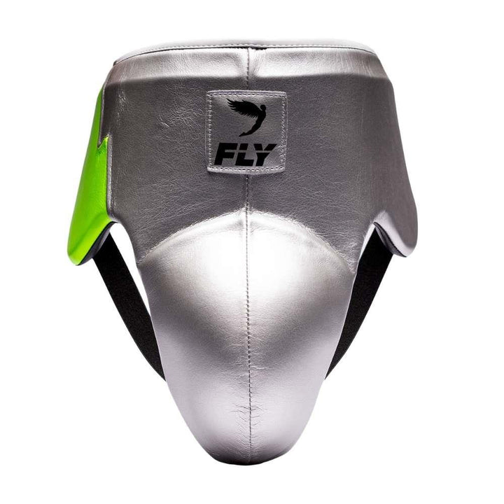Fly Wraith X Groin Guard - Silver/Neon-Fly