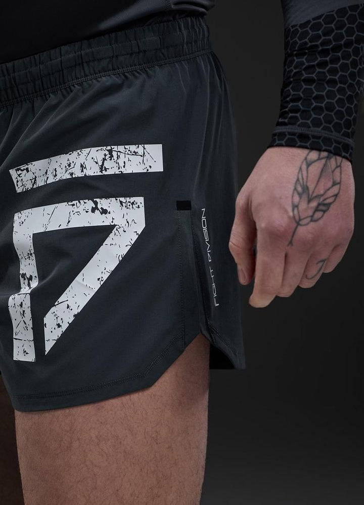 Gym King Fight Division Combat 5" Short - Graphite