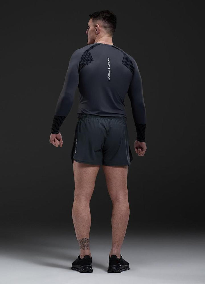 Gym King Fight Division Combat 5" Short - Graphite