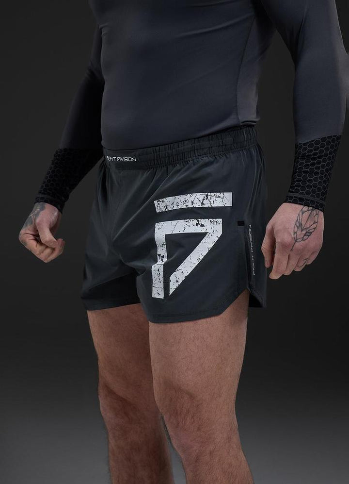Gym King Fight Division Combat 5" Short - Graphite