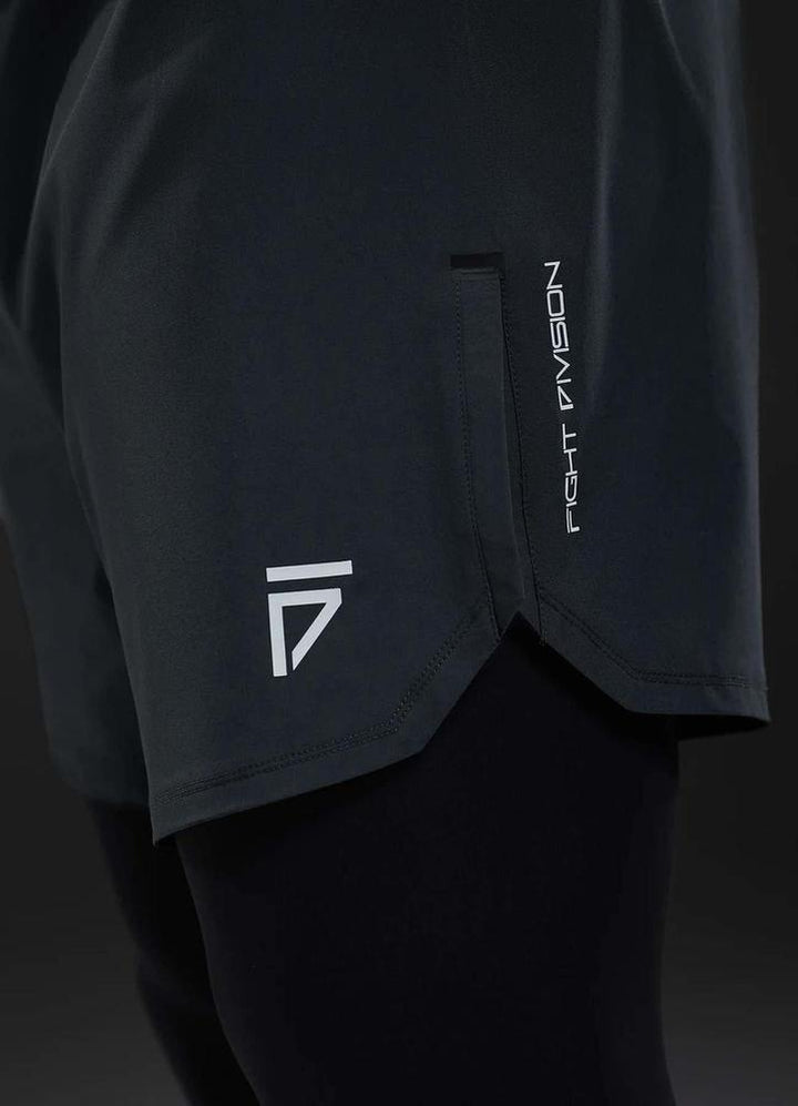 Gym King Fight Division Combat 7" Shorts - Graphite-Gym King