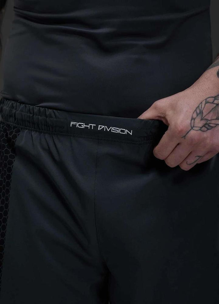 Gym King Fight Division Combat 7" Shorts - Graphite-Gym King