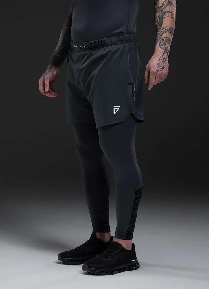 Gym King Fight Division Combat 7" Shorts - Graphite-Gym King