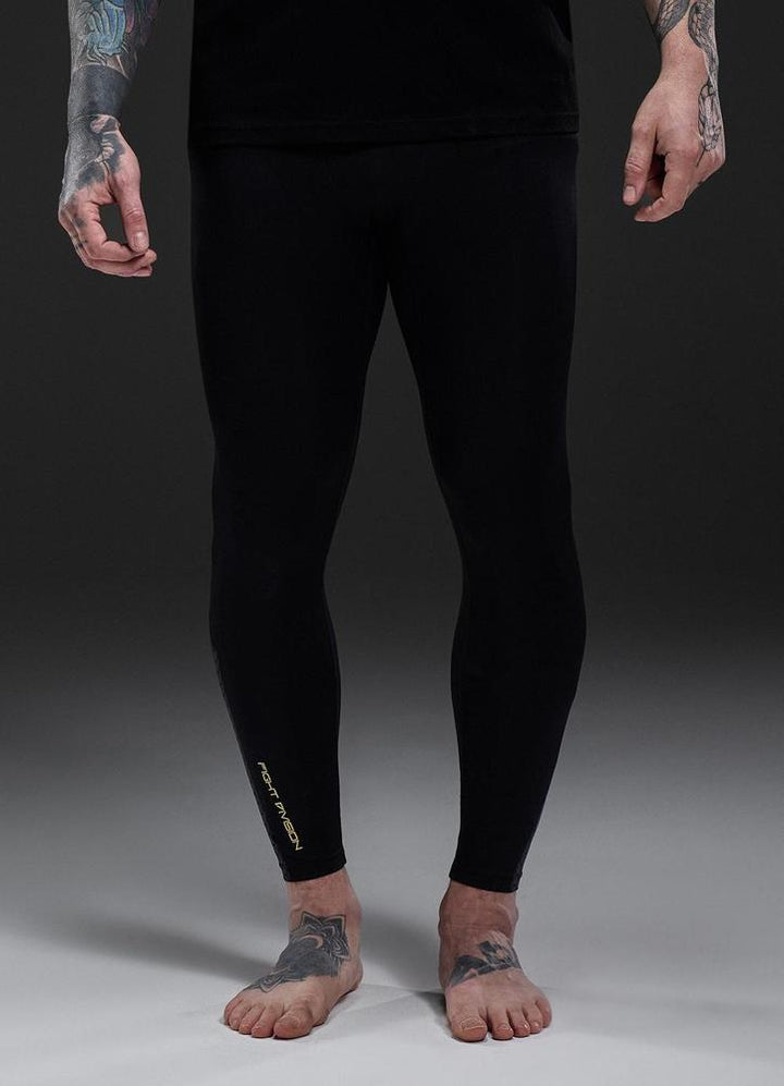Gym King Fight Division Combat Compression Legging - Black