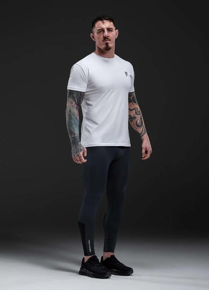 Gym King Fight Division Combat Compression Legging - Graphite-Gym King
