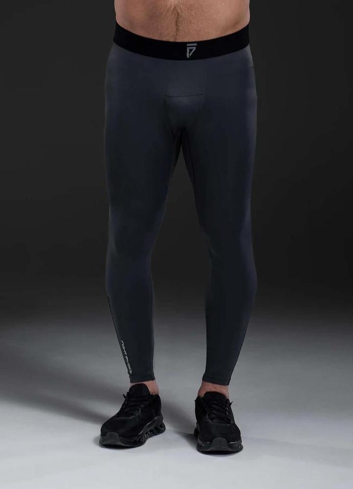 Gym King Fight Division Combat Compression Legging - Graphite-Gym King