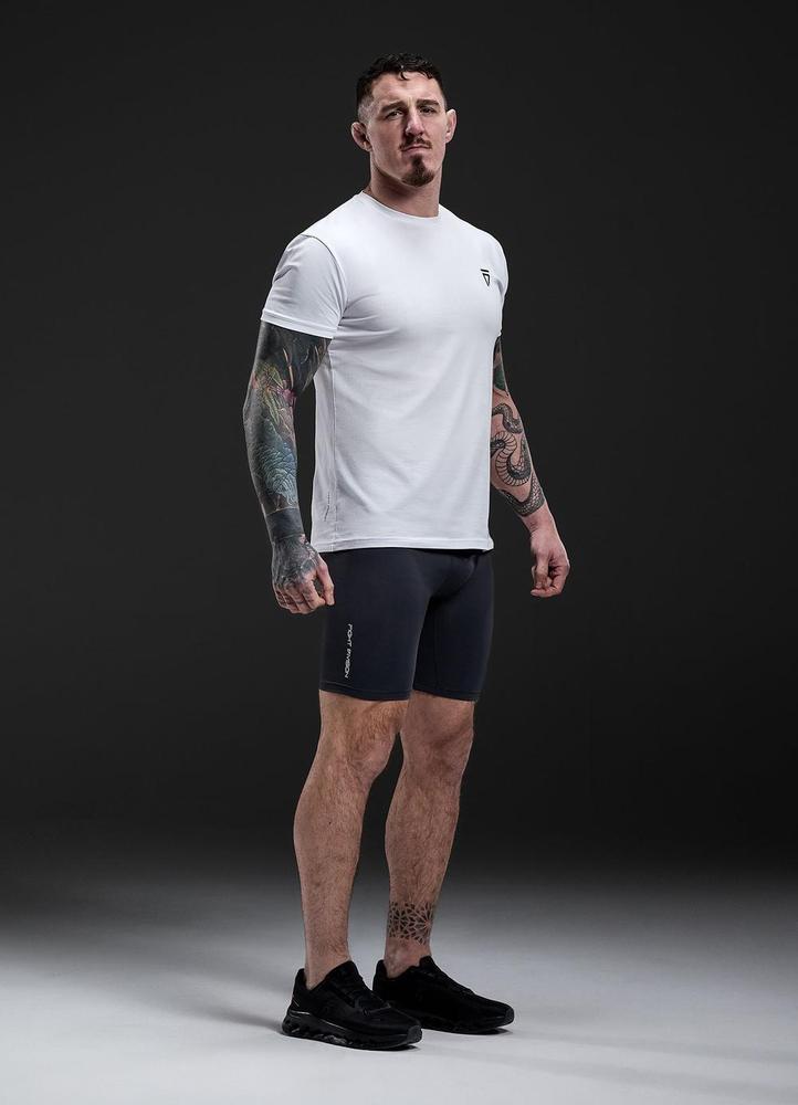 Gym King Fight Division Combat Compression Short - Graphite
