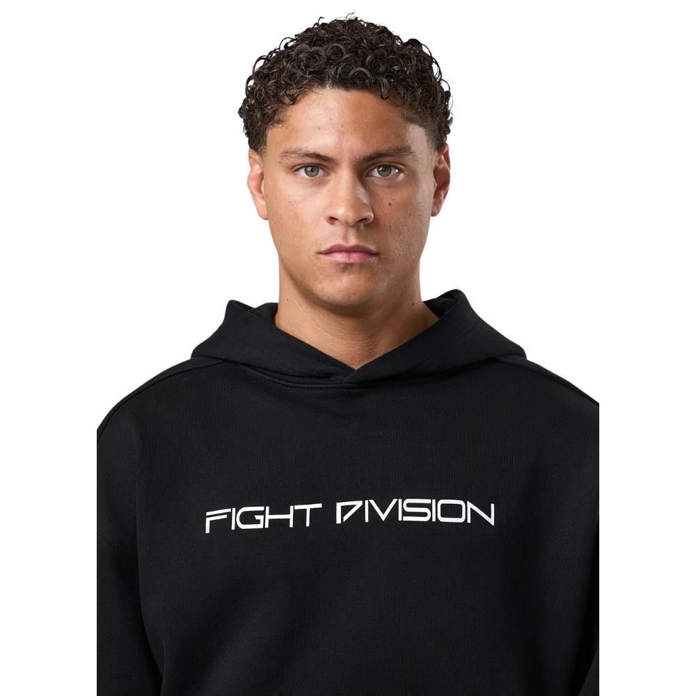 Gym King Fight Division Essential Hoodie - Black-Fight Equipment UK