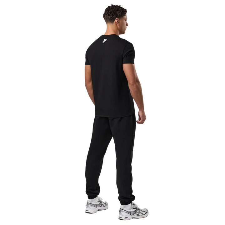 Gym King Fight Division Essential Tee - Black-Fight Equipment UK