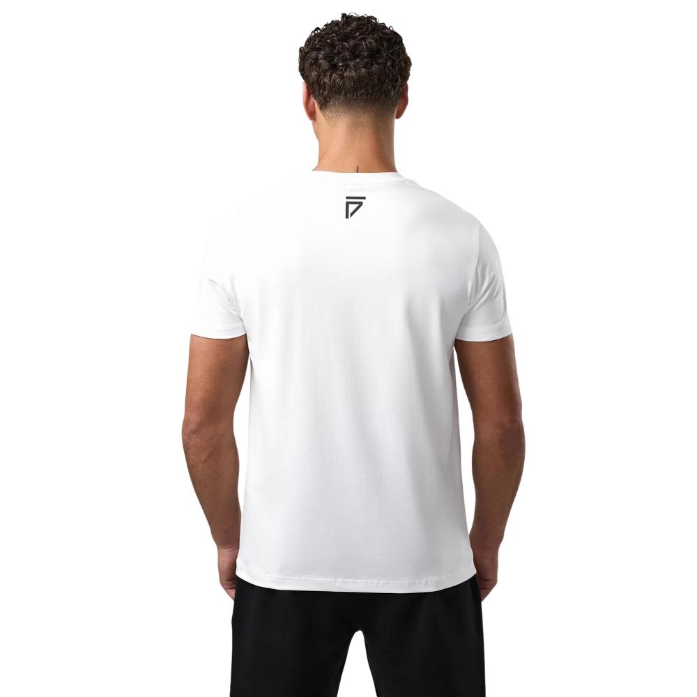 Gym King Fight Division Essential Tee - White-Fight Equipment UK
