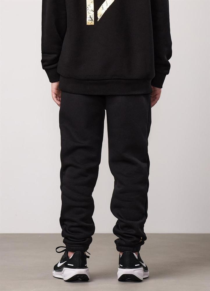 Gym King Fight Division Kids Jogger - Black-Gym King