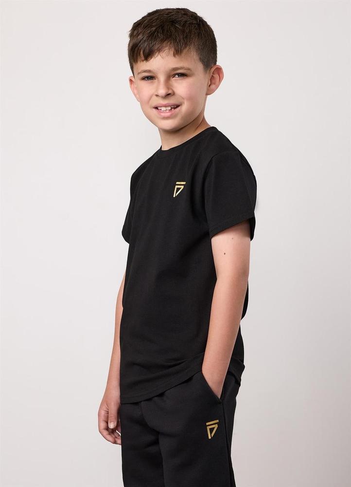 Gym King Fight Division Kids Tee - Black-Gym King