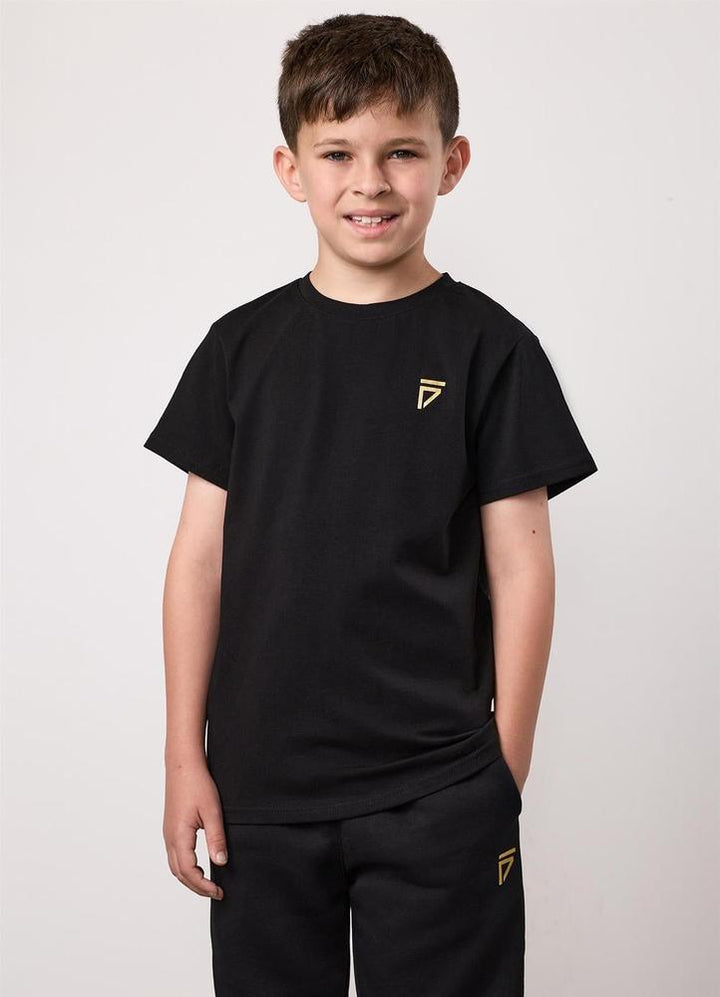 Gym King Fight Division Kids Tee - Black-Gym King
