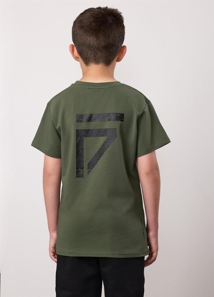 Gym King Fight Division Kids Tee - Deep Olive-Gym King
