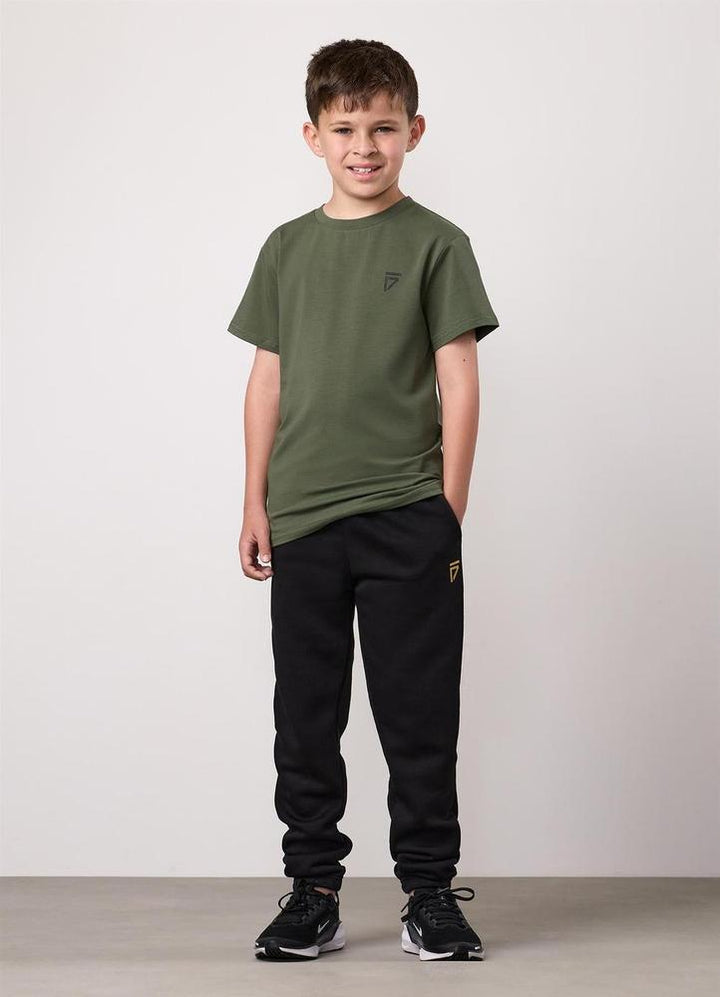 Gym King Fight Division Kids Tee - Deep Olive-Gym King