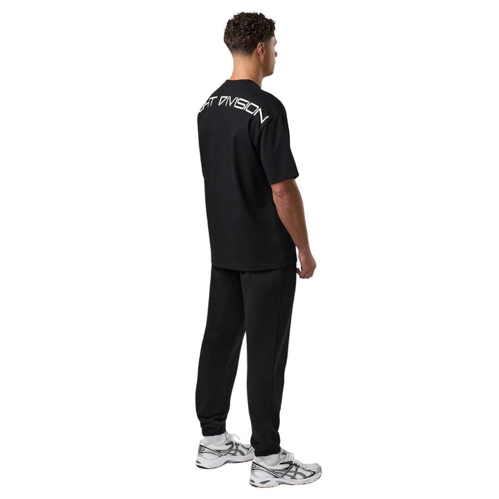 Gym King Fight Division Large Arch Tee - Black-Fight Equipment UK