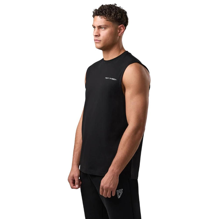 Gym King Fight Division Mindset Tank - Black-Fight Equipment UK