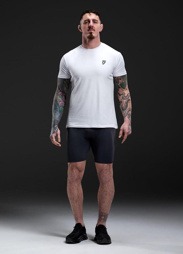 Gym King Fight Division Combat Compression Shorts - Graphite-Gym King