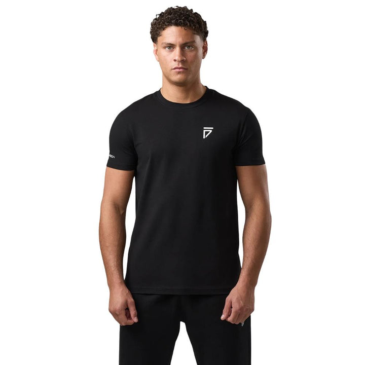 Gym King Fight Division Split Tee - Black-Fight Equipment UK